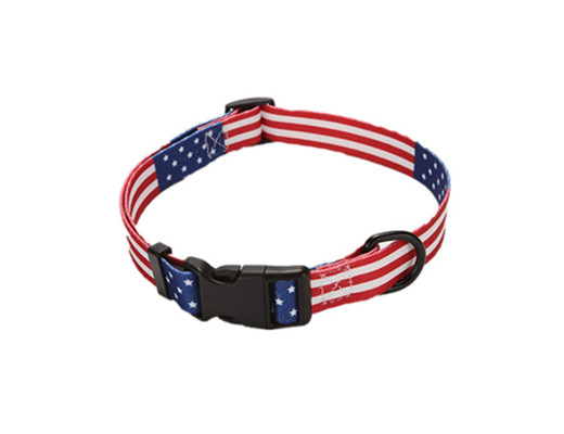 DC001 American Flag Dog Collar