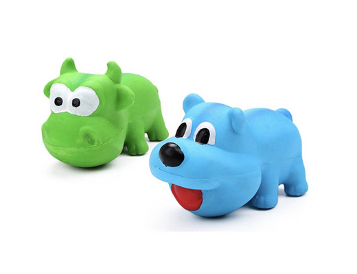 DT017 Latex Cow Dog Shape Dog Toy with Sound