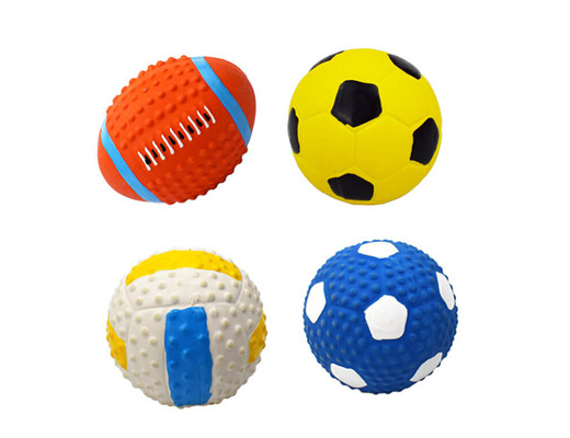 DT032 Latex Balls Dog Toy with Sound