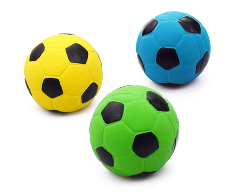 DT033 Latex Football Dog Toy with Sound