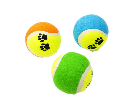 DT039 Paw Print Tennis Ball