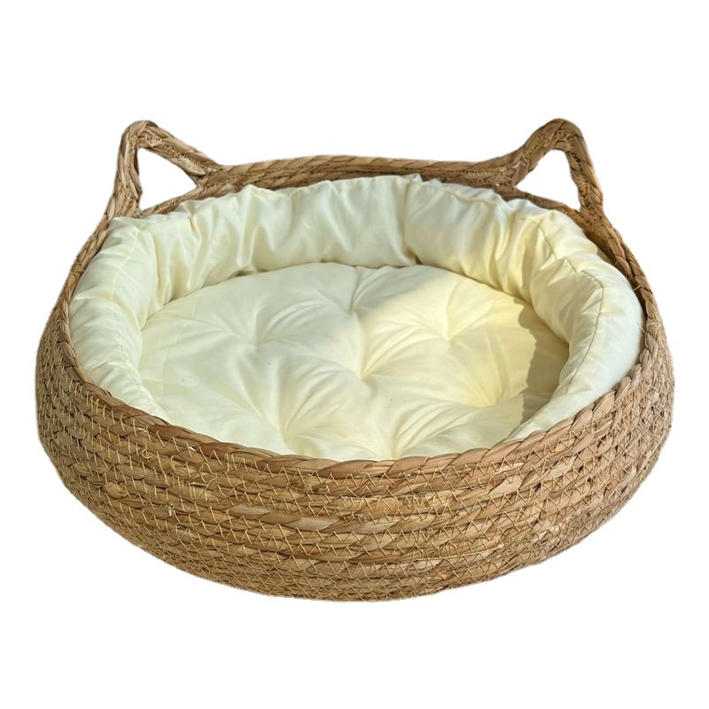 B072 Pet Rattan Bed